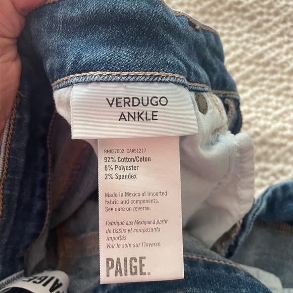 Page Jeans. Verdugo Ankle Style - Picture 5 of 6